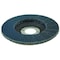 Weiler 4-1/2" Abrasive Flap Disc, Flat (TY27), Phenolic Backing, 60Z, 7/8" 31403 - alternate 1